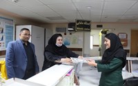 مراسم تجلیل از مقام مامایی به مناسبت فرا رسیدن روز جهانی ماما در بیمارستان شهید بهشتی چالدران