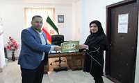 تجلیل از کارشناس سلامت روان شاغل در شبکه بهداشت و درمان چالدران به مناسبت روز روانشناس