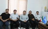 نشست صمیمی  مدیر شبکه بهداشت و درمان چالدران با پرسنل اورژانس به مناسبت هفته دولت