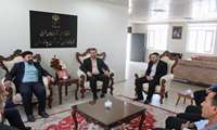 دیدار مدیر شبکه بهداشت و درمان چالدران با فرماندار به مناسبت گرامیداشت هفته دولت