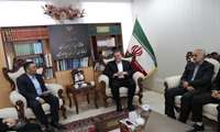 دیدار مدیر شبکه بهداشت و درمان چالدران با فرماندار شهرستان در چهارمین روز از هفته سلامت 
