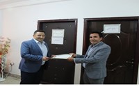 تقدیر از مسئول روابط عمومی شبکه بهداشت و درمان چالدران