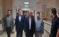 بازدید بازرس کل قضائی استان آذربایجان غربی و فرماندار چالدران از بیمارستان شهید بهشتی چالدران
